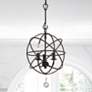 6_Crystorama Solaris English Bronze 12" Wide Pendant Light more views