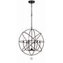 4_Crystorama Solaris English Bronze 28" Wide Pendant Light more views