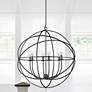7_Crystorama Solaris English Bronze 28" Wide Pendant Light more views