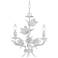 Crystorama Southport 14" Wide Wet White 3-Light Chandelier