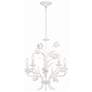 2_Crystorama Southport 20" 5-Light Candelabra White Flower Chandelier