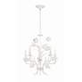4_Crystorama Southport 20" 5-Light Candelabra White Flower Chandelier more views