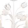 6_Crystorama Southport 20" 5-Light Candelabra White Flower Chandelier more views