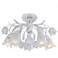 Crystorama Southport Collection 22" Wide White Ceiling Light