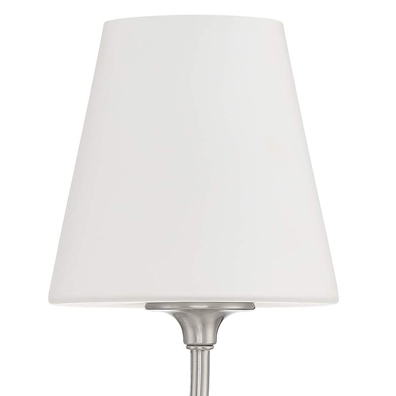 Image 4 Crystorama Sylvan 13 1/4" High Brushed Nickel Wall Sconce more views