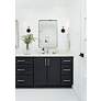 7_Crystorama Sylvan 13 3/4" Black Finish White Glass Shade Wall Sconce more views