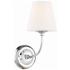Crystorama Sylvan 13 3/4" High Polished Chrome Wall Sconce