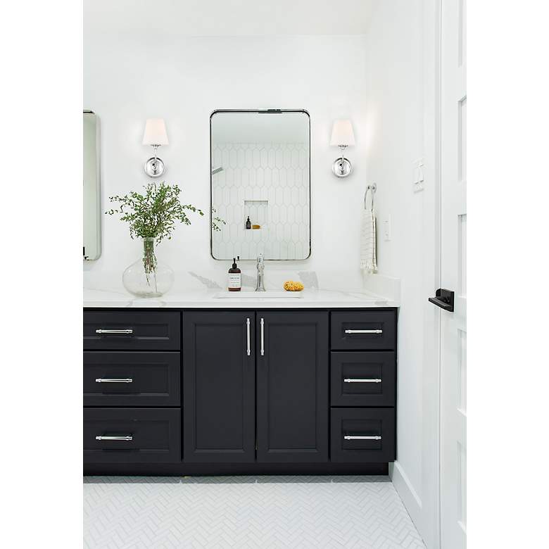 Image 6 Crystorama Sylvan 13 3/4" High Polished Chrome Wall Sconce more views