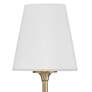 7_Crystorama Sylvan 13 3/4" Vibrant Gold White Glass Shade Wall Sconce more views