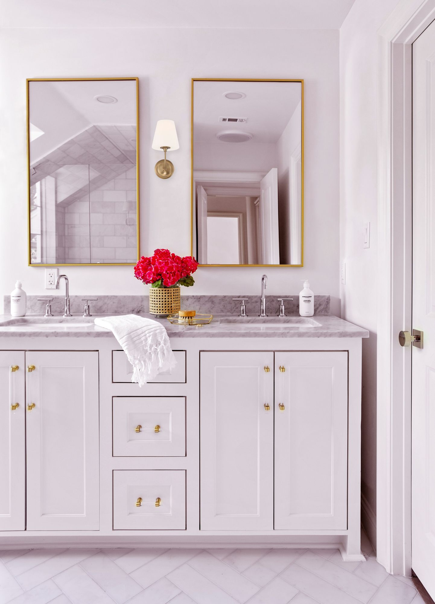 Crystorama Sylvan 13 3/4" Vibrant Gold White Glass Shade Wall Sconce