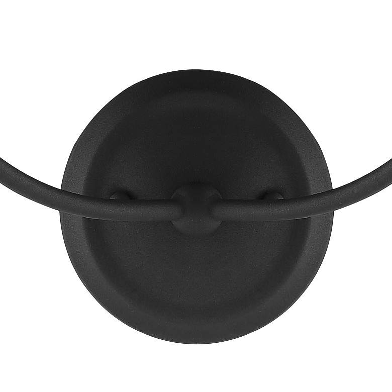 Image 5 Crystorama Sylvan 15 1/2" Wide Black 2-Light Wall Sconce more views