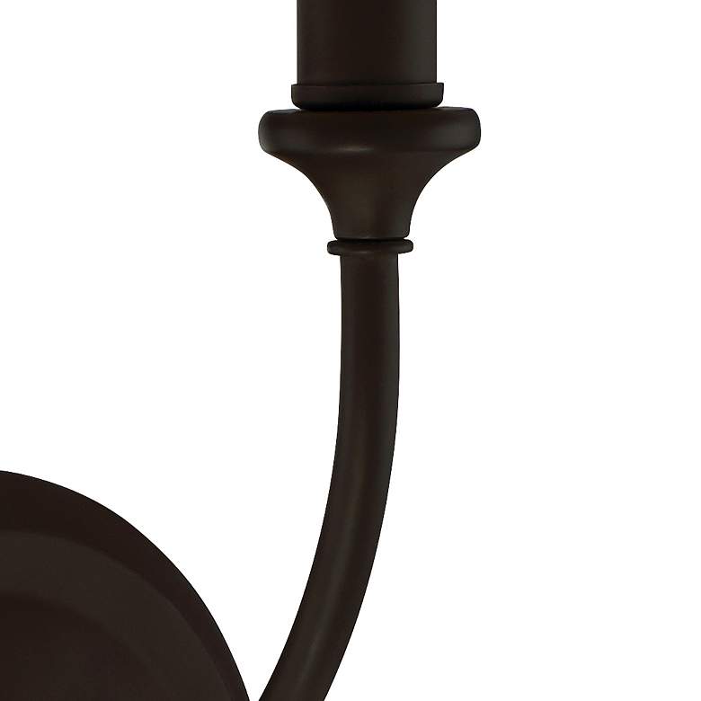 Image 4 Crystorama Sylvan 15 3/4" High Dark Bronze Wall Sconce more views