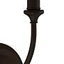 4_Crystorama Sylvan 15 3/4" High Dark Bronze Wall Sconce more views