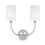 5_Crystorama Sylvan 16" High Polished Nickel 2-Light Sconce more views