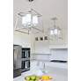 6_Crystorama Sylvan 16"W Polished Nickel 4-Light Chandelier more views