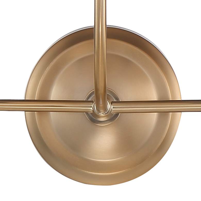 Image 5 Crystorama Sylvan 23 1/4" Wide 3-Light Vibrant Gold Bath Vanity Light more views