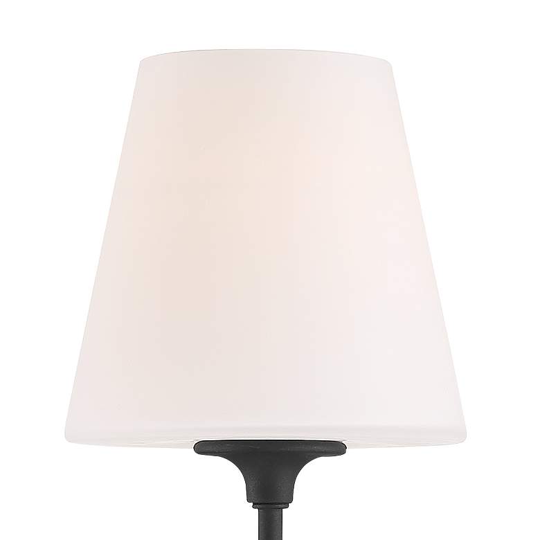 Image 4 Crystorama Sylvan 23 1/4" Wide Black Forged 3-Light Bath Light more views