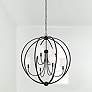 2_Crystorama Sylvan 40"W 8-Light Black Forged Chandelier