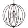 Crystorama Sylvan 40"W Dark Bronze 8-Light Orb Chandelier