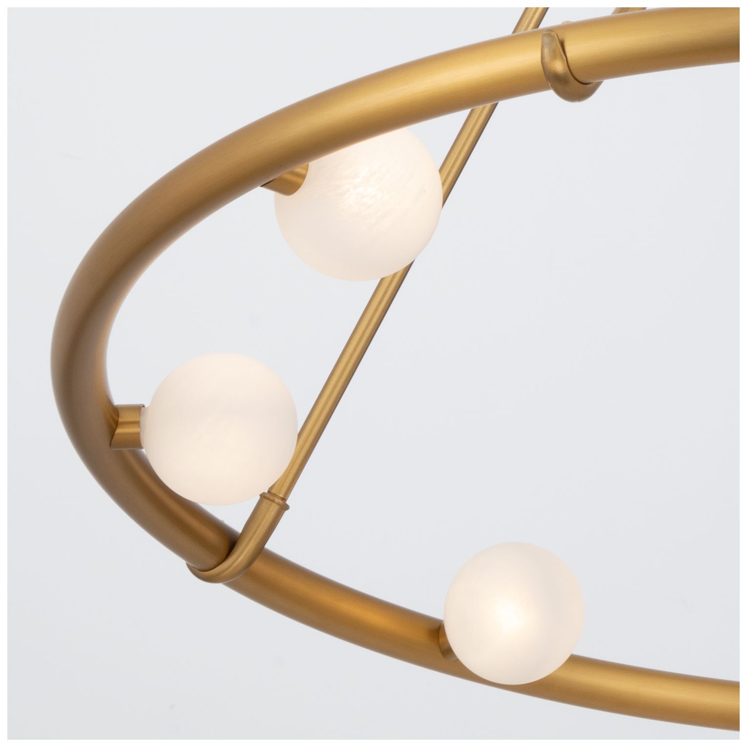 Image 5 Crystorama Terrell 29.5'' LED Luxe Gold Chandelier more views