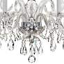 3_Crystorama Traditional Crystal 22" Wide Chrome 5-Light Chandelier more views