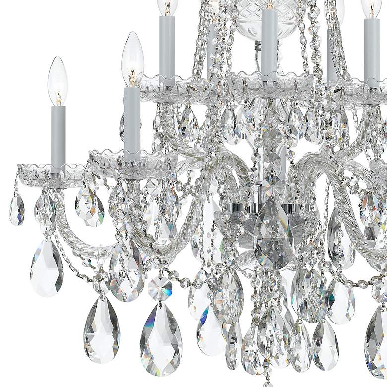 Image 2 Crystorama Traditional Crystal 32"W Chrome 10-Light Crystal Chandelier more views