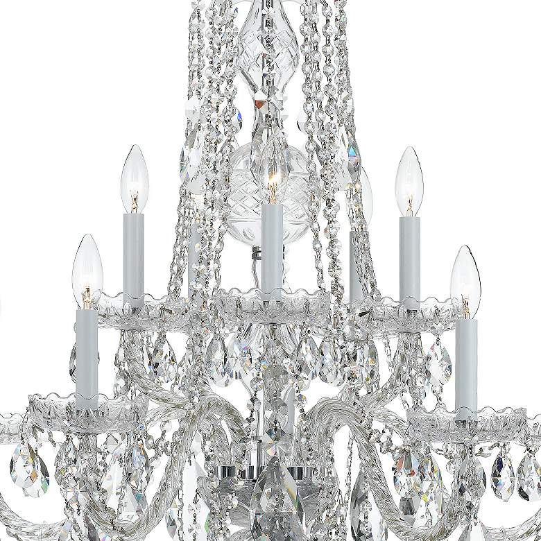 Image 4 Crystorama Traditional Crystal 32"W Chrome 10-Light Crystal Chandelier more views