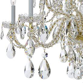 Image2 of Crystorama Traditional Crystal 37 1/2"W Brass Crystal Chandelier more views