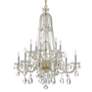 Thumbnail3 of Crystorama Traditional Crystal 37 1/2"W Brass Crystal Chandelier more views