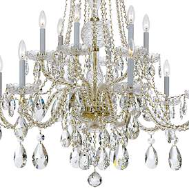 Image4 of Crystorama Traditional Crystal 37 1/2"W Brass Crystal Chandelier more views