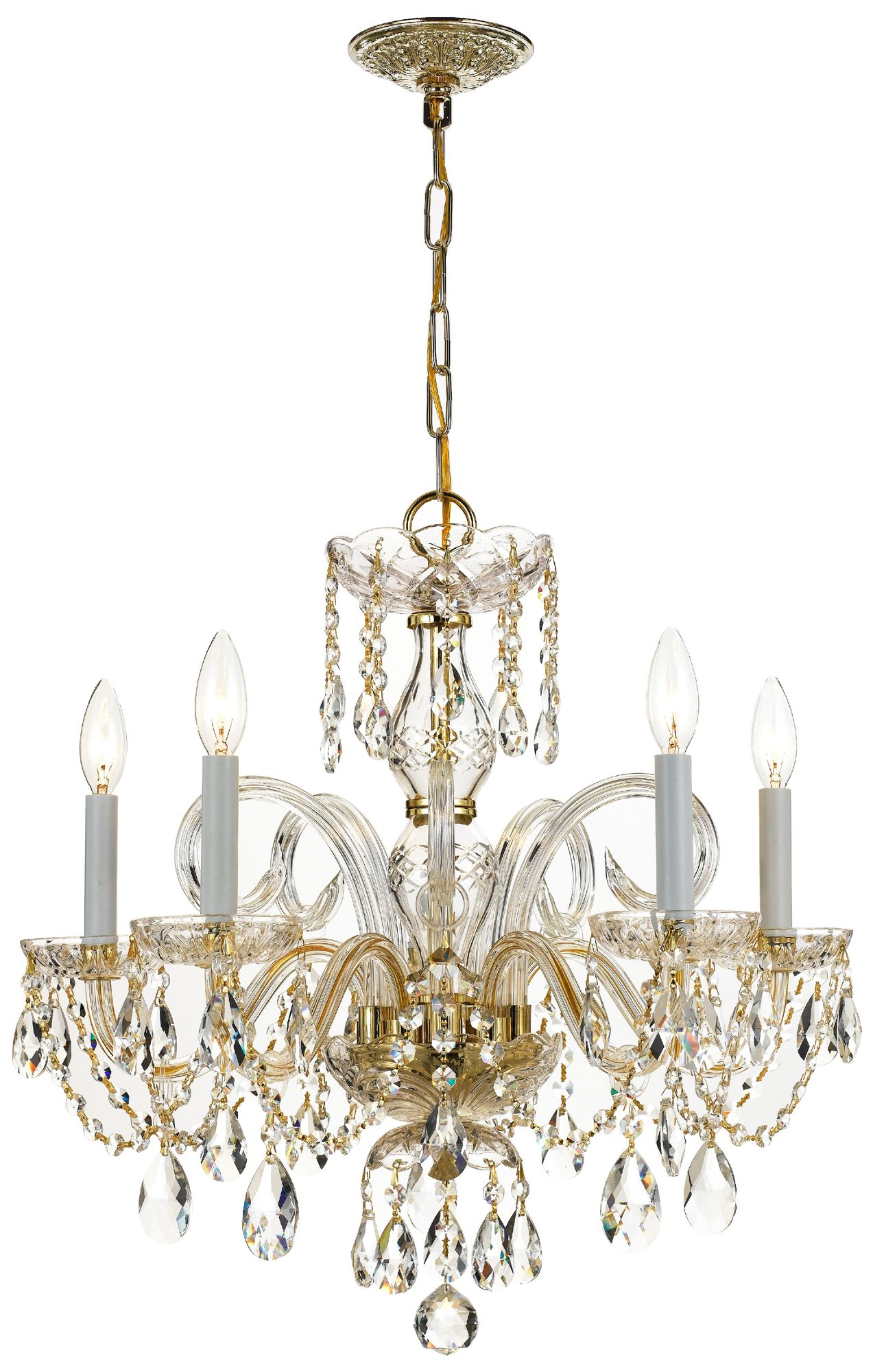Crystorama Traditional Crystal Brass - Antique Brass Collection