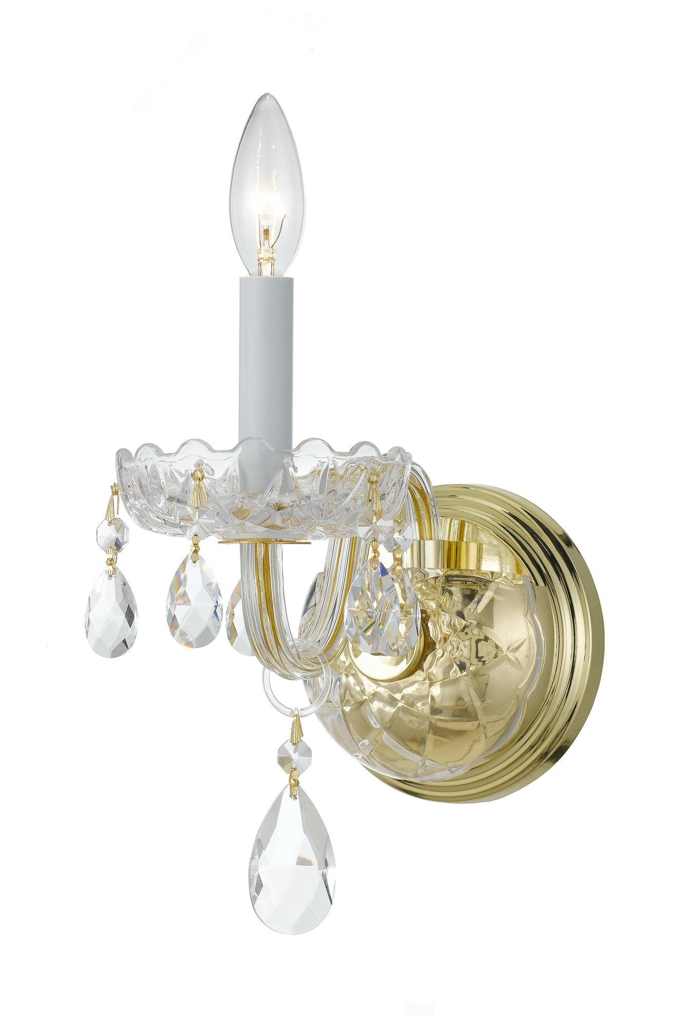 Crystorama Traditional Crystal Brass - Antique Brass Collection