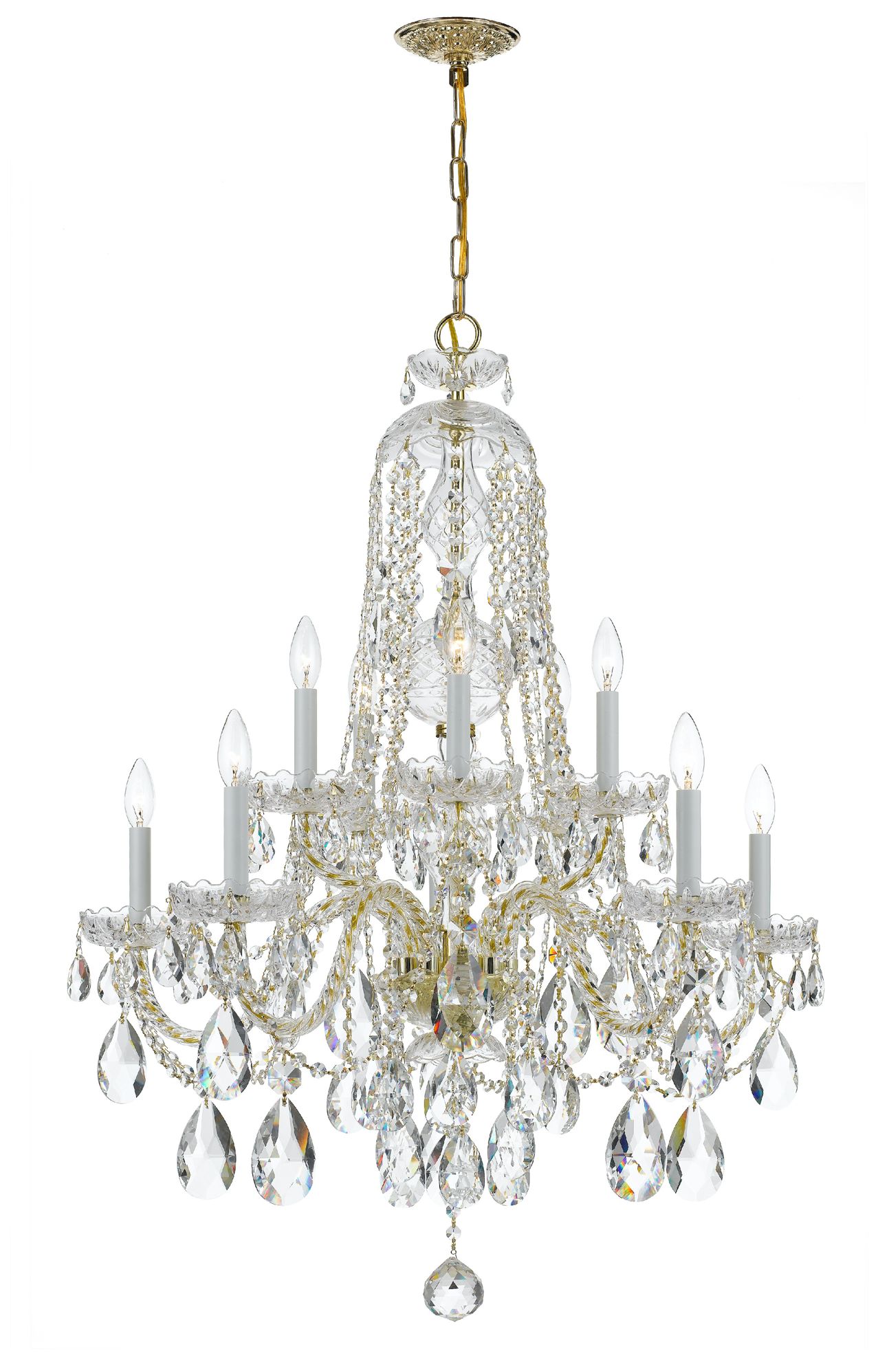 Crystorama Traditional Crystal Brass - Antique Brass Collection