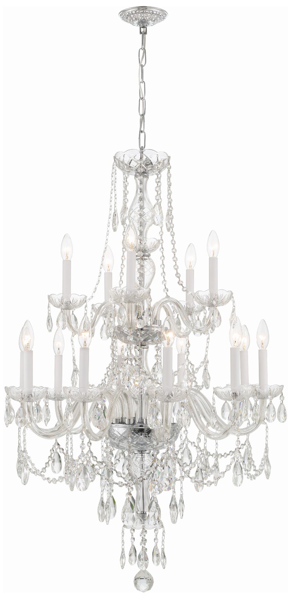 Crystorama Traditional Crystal Chrome Collection