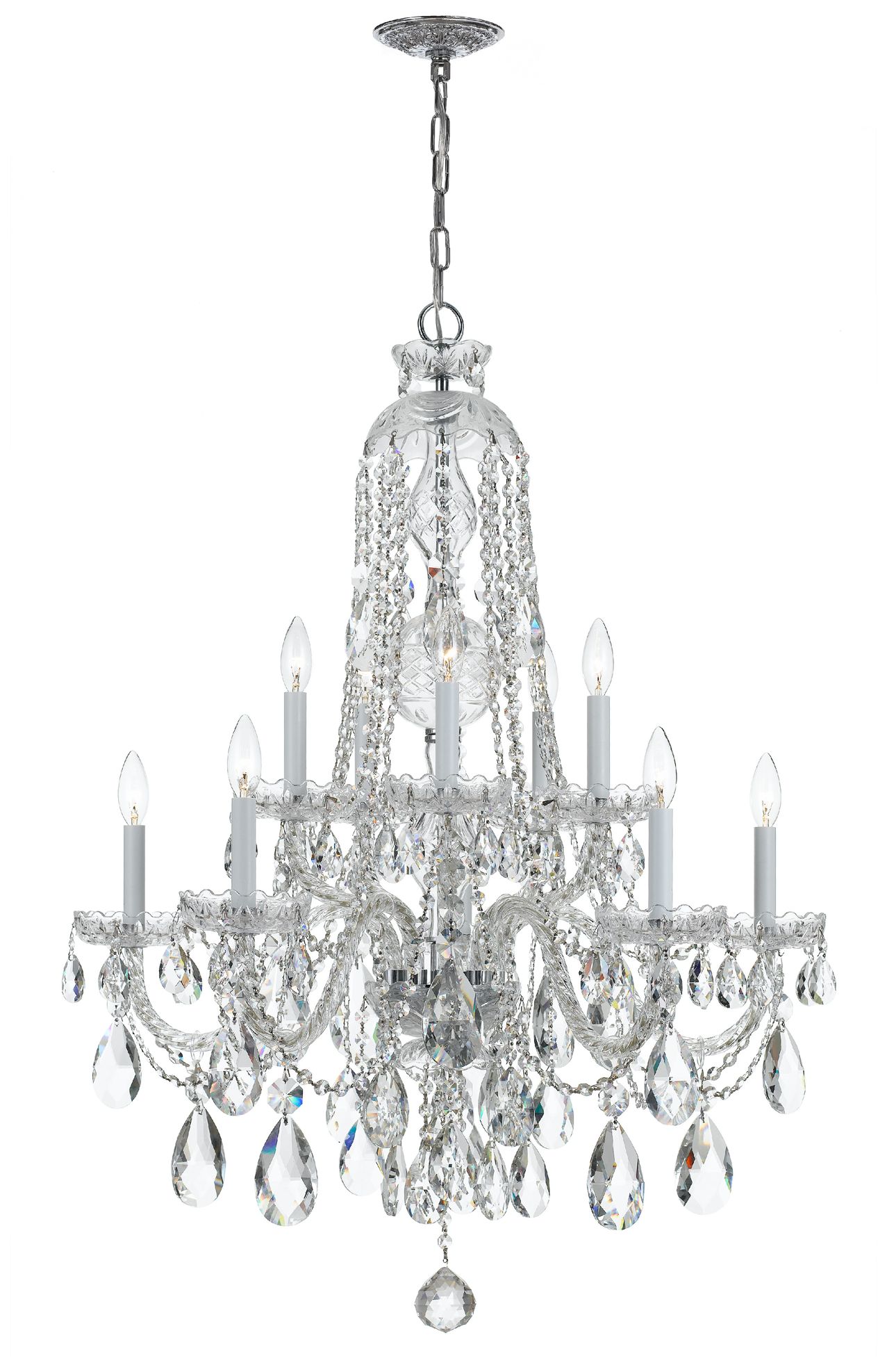 Crystorama Traditional Crystal Chrome Collection