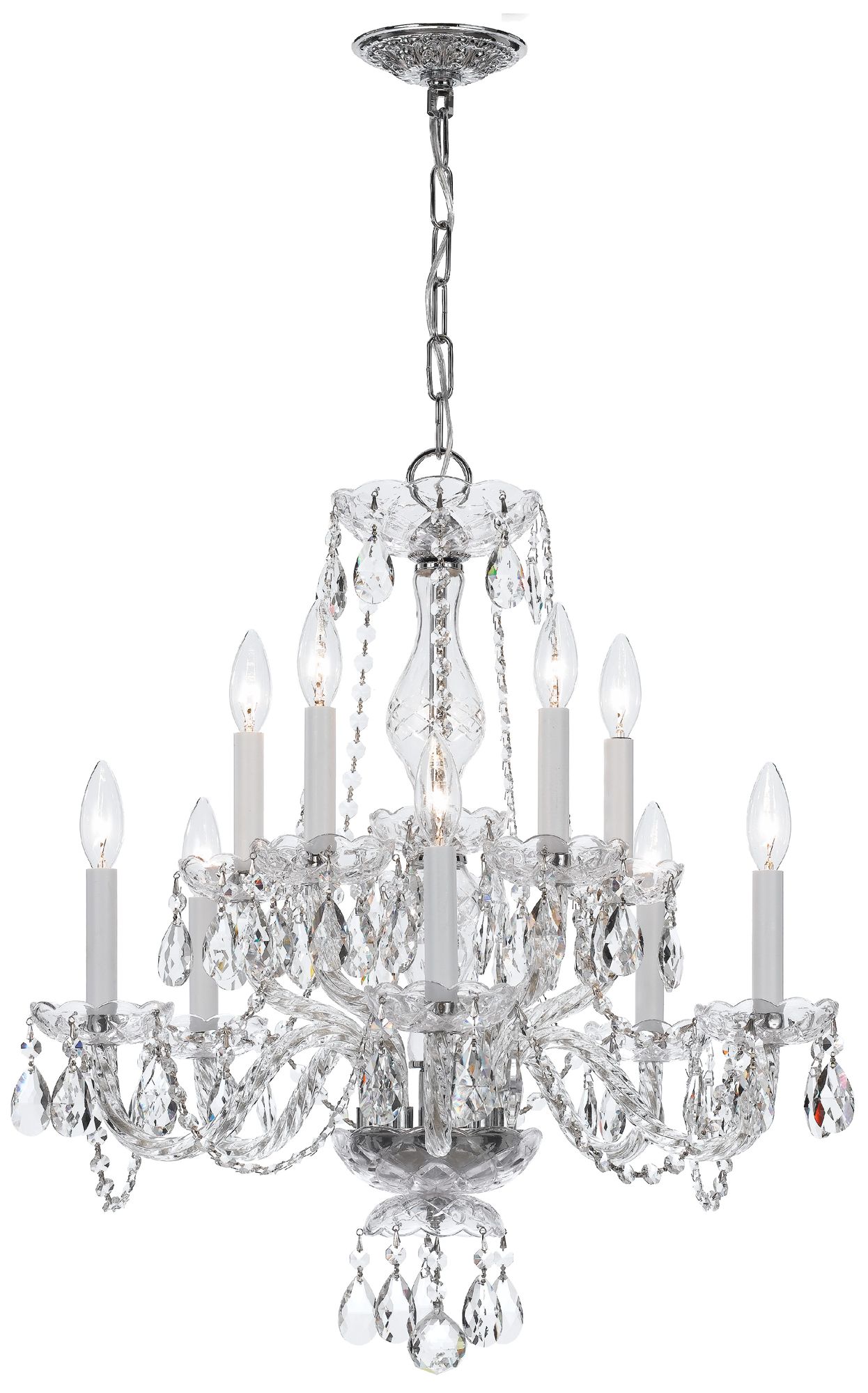 Crystorama Traditional Crystal Silver Collection