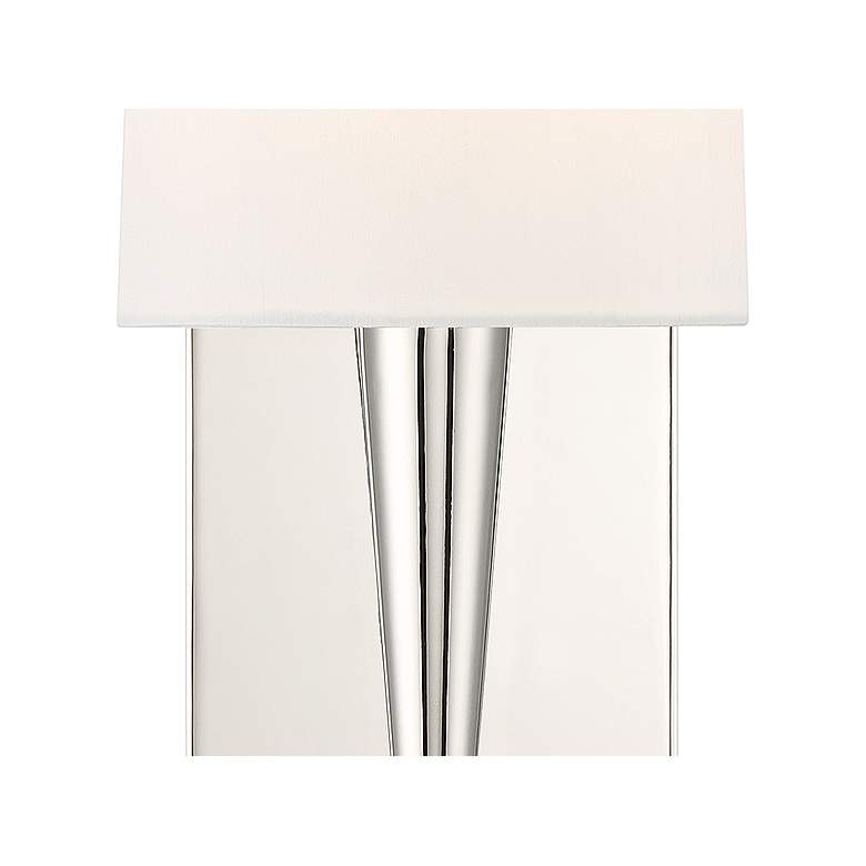 Image 3 Crystorama Trenton 18 1/2 inch High Polished Nickel Wall Sconce more views
