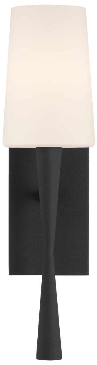 Thumbnail3 of Crystorama Trenton 5'' Black Forged Sconce more views