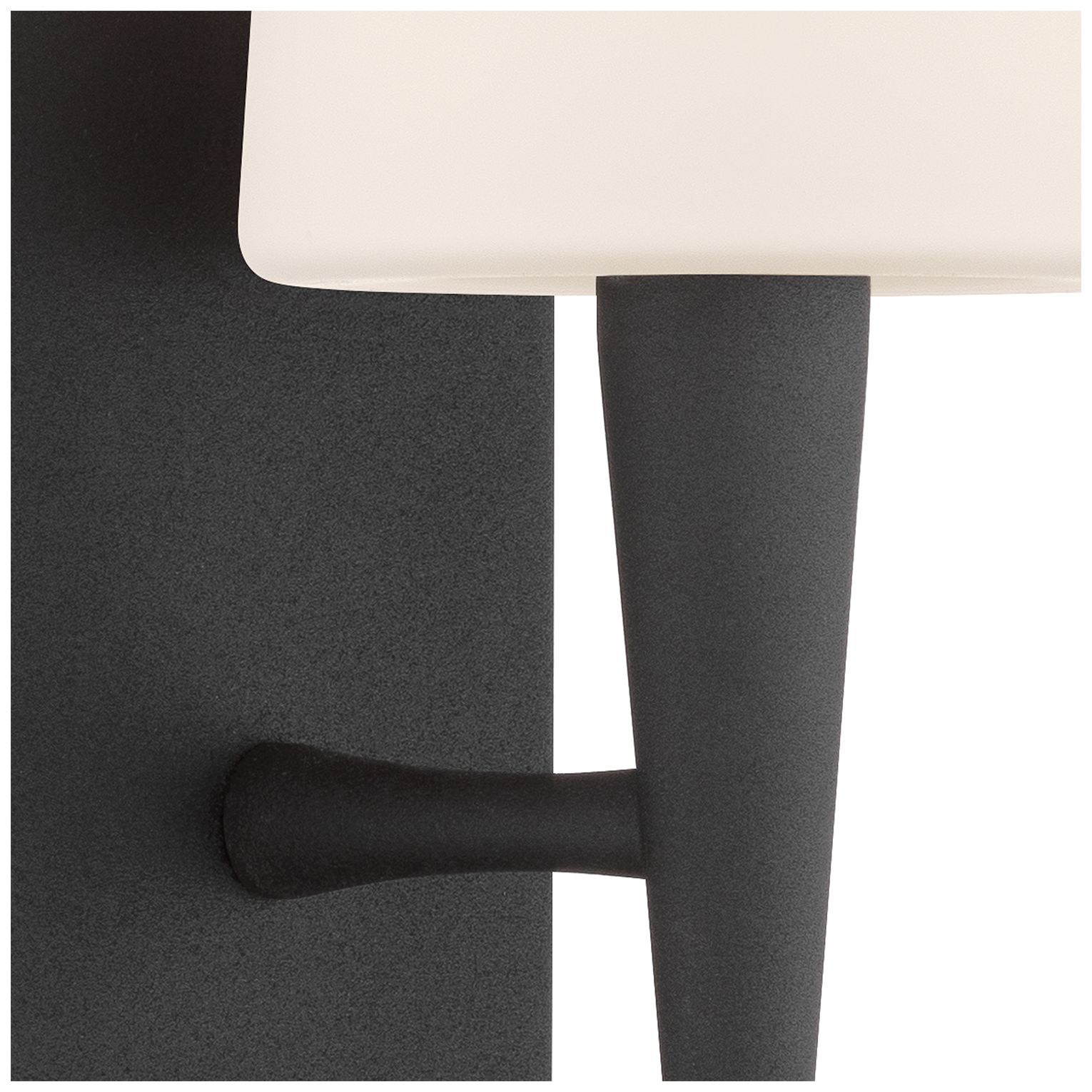 Crystorama Trenton 5'' Black Forged Sconce