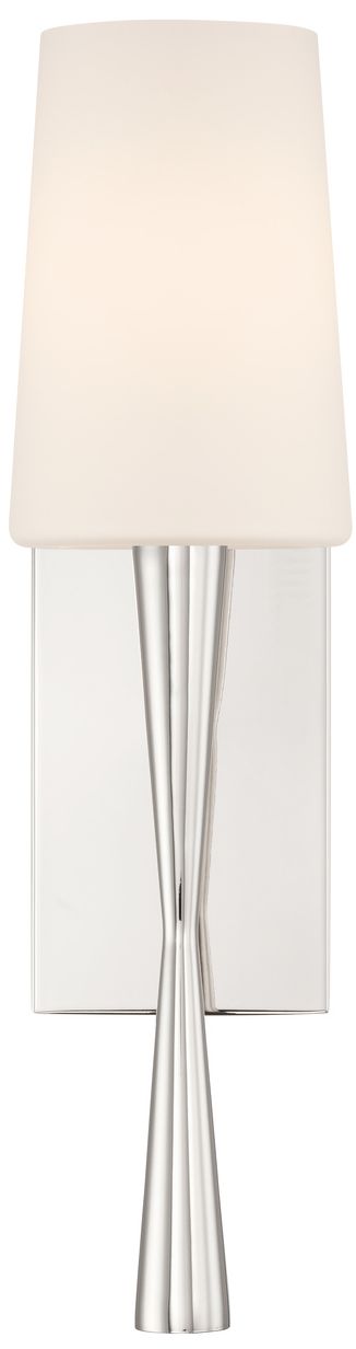 Image 3 Crystorama Trenton 5'' Polished Nickel Sconce more views