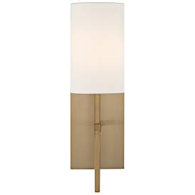 Image1 of Crystorama Veronica 16 1/2" High Aged Brass Wall Sconce