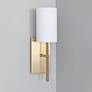 1_Crystorama Veronica 16 1/2" High Aged Brass Wall Sconce