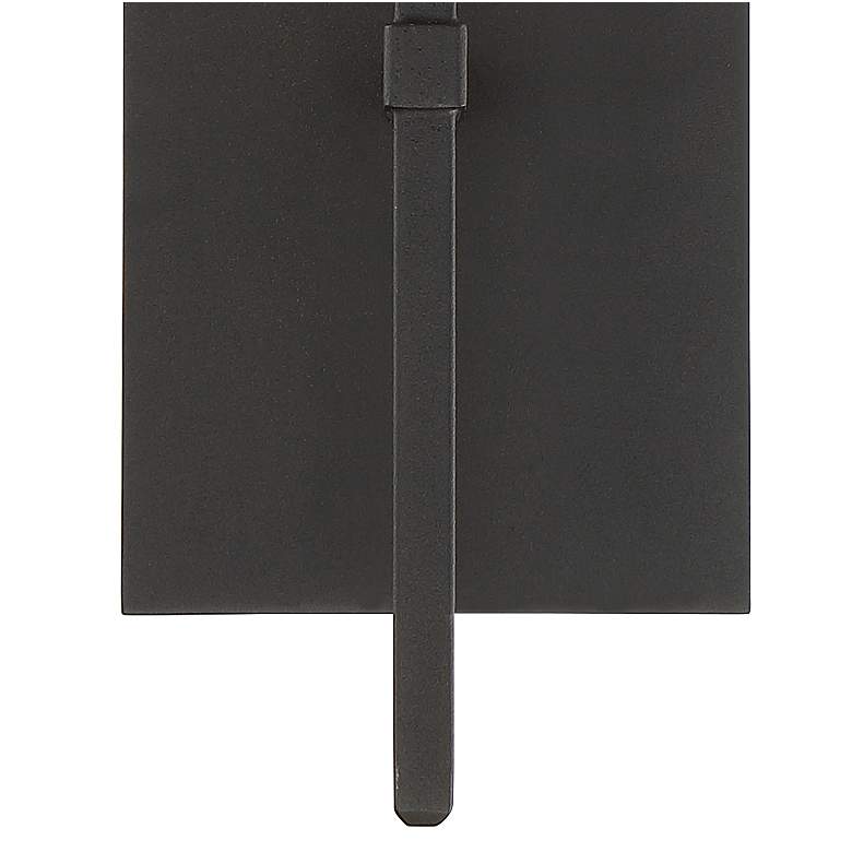 Image 3 Crystorama Veronica 16 1/2" High Black Forged Wall Sconce more views