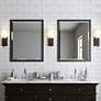 4_Crystorama Veronica 16 1/2" High Black Forged Wall Sconce more views