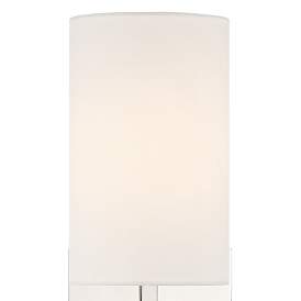 Image3 of Crystorama Veronica 16 1/2" High Polished Nickel Wall Sconce more views