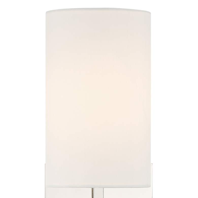 Image 3 Crystorama Veronica 16 1/2" High Polished Nickel Wall Sconce more views
