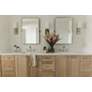 6_Crystorama Veronica 16 1/2" High Polished Nickel Wall Sconce more views