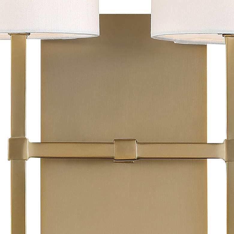 Image 4 Crystorama Veronica 16 1/2"H Aged Brass 2-Light Wall Sconce more views