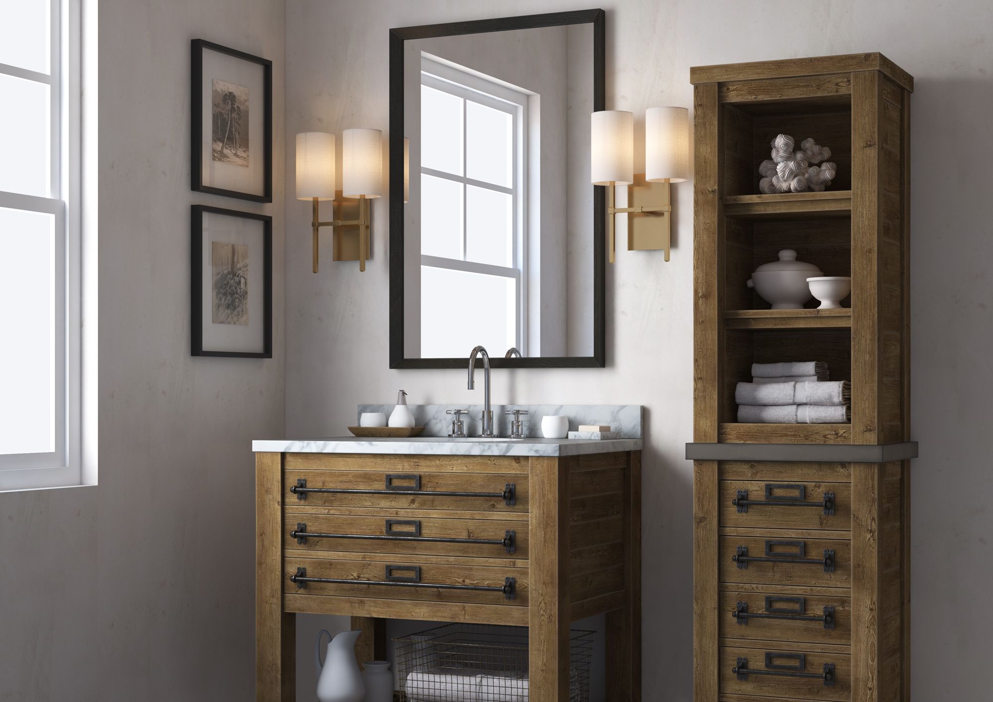 Crystorama Veronica 16 1/2"H Aged Brass 2-Light Wall Sconce