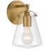 Crystorama Voss 1 Light Luxe Gold Sconce